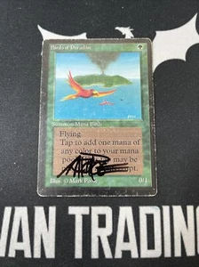 Beta Birds Of Paradise Signed By Mark Poole x1 MTG - Picture 1 of 2