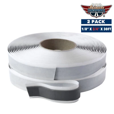 LEISURE COACHWORKS 2 PACK RV Putty Rubber Sealant Butyl Seal Tape 1/8" x 3/4" x 30FT LCW