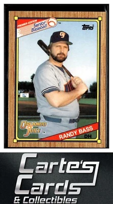 Randy Bass 1989 Topps Senior League #50 Orlando Juice - Image 1 of 2