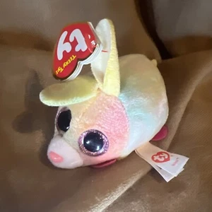 TY Beanie Boos Teeny Tys 4" WHIZ Bunny Rabbit Stackable Plush Animal Toy MWMTs - Picture 1 of 7