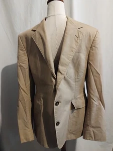 Chaqueta Blazer Ralph Lauren RRL Algodón Beige Talla 40 Hecha en Italia - Imagen 1 de 10