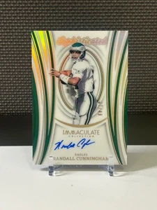 2024 Panini NFL Immaculate FOTL Randall Cunningham Veteran Auto Card 07/49 - Picture 1 of 2