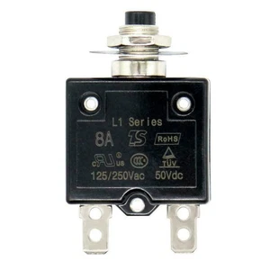 Circuit Breaker 20 Amp AC 12-50V 125-250V 1pcs Brand New DC Push Button - Picture 1 of 40