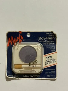 Max Factor Maxi Stay-Fresh Eye Shadow Violet Frost 8 Discontinued Rare Sealed!! - Picture 1 of 4