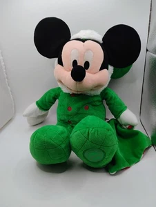 Disney Store Mickey Mouse Vacaciones Peluche 14" Verde Pijama Vacaciones Disney Bebé - Imagen 1 de 6