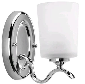 Progress Lighting P2018 Inspire 1 Light Bathroom Wall Sconce - Chrome - Picture 1 of 1