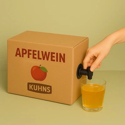 Kuhns Apfelwein Bag in Box 2x5,0l, alc. 6,0 Vol.-% - Bild 1 von 4