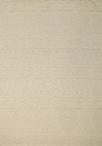 Handmade Modern Area Rug 8x10 Ft Beige & Ivory Transitional Oriental Wool Carpet - Picture 1 of 7