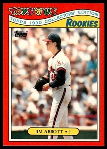 1990 Topps Toys'R'Us Rookies Jim Abbott Rookie California Angels #1 - Picture 1 of 2