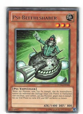 Yugioh PSI-BEFEHLSHABER , tu04-de008 Rare deutsch Near Mint  - Bild 1 von 2