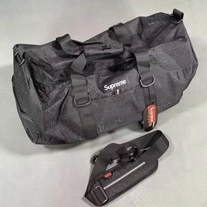 SS19 Supreme Duffle Bag Cordura Nylon Jacquard Logo Pattern - Picture 1 of 14