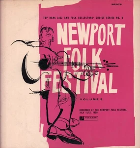 Various Artists Folk Festival At Newport Vol. 3 LP vinyl UK Fontana 1960 35072 - Picture 1 of 3