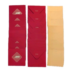 30 Stück 10 Sets Original Cartier 2024 Glücksumschlag Grußkarten  - Bild 1 von 12