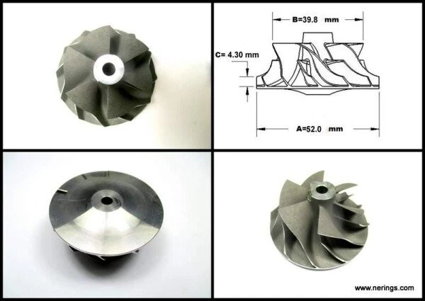 Rueda compresor turbocompresor para NISSAN CABSTAR E 120.35 CW16-499 709693-0001 Foto 1 de 1
