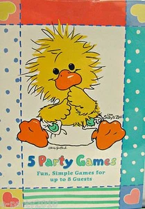 LIBRO DE JUEGOS DE FIESTA DE ZOO LITTLE SUZY'S ~ Suministros de cumpleaños de baby shower ingeniosos vintage - Imagen 1 de 1