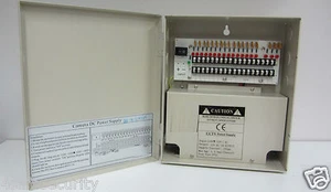 18 Channel CCTV Security Camera Power Supply Box Distribution 12V DC - Picture 1 of 1