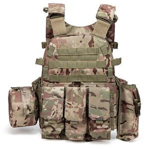 Quick Release  Vest  Airsoft Combat  Plate  Vest P4Y2 - Picture 1 of 10