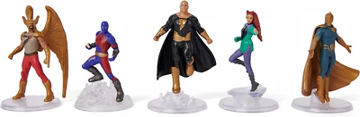 DC Comics Black Adam Justice Society Set Paquete de 5 Figuras 2 Pulgadas Set Spin Master Foto 1 de 4