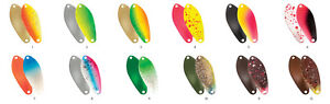 RAPTURE DRONE SPOONS 2 gr., 2.5gr and 3 gr. PRO SERIES "TROUT AREA" BY TRABUCCO