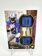 2015 Topps Triple Threads Patch Jersey Ameer Abdullah RC /27