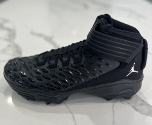 NIKE AIR JORDAN FORCE SAVAGE PRO 2 FOOTBALL BLACK SIZE 13.5 NEW (CV1666-003) - Picture 1 of 11