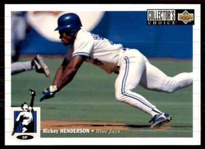 1994 Upper Deck Collector's Choice Rickey Henderson Baseball Cards #131 - Image 1 of 2