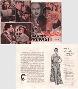 VIRGINITA Original exYU Movie Program 1951 ELEONORA ROSSI DRAGON, OTELLO TOSO