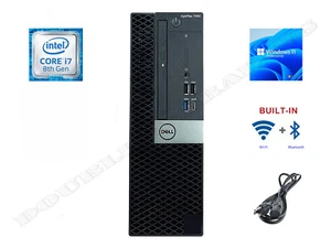 Dell OptiPlex 7060 SFF i7-8700 +up to 64GB RAM &2*2TB SSD &6TB HD&WiFi+BT &Win11 - Picture 1 of 5