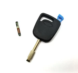 Ricambio Chiave + Transponder Per Ford Fiesta Focus Fusion Puma Transit Mondeo - Foto 1 di 2