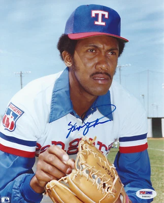 Fergie Jenkins, Texas Rangers—Autographed 8x10—PSA/DNA Authenticators - Image 1 of 2