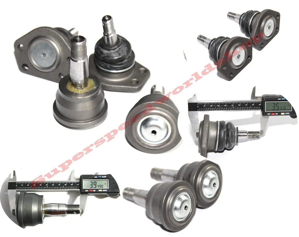 4 piezas 1 juego de rótula delantera superior + inferior apta para Pontiac Oldsmobile Chevy Buick 64-72 Foto 1 de 4