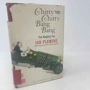 Chitty Chitty Bang Bang Magical Car Ian Fleming 1964 HB DJ Illustrated - Picture 1 of 16