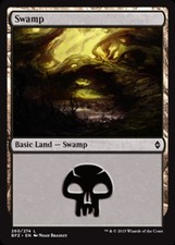 1x Swamp (260/274) MTG Battle for Zendikar NM Magic Regular