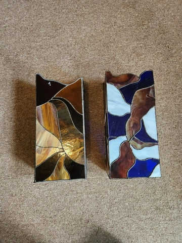 Stain glass sconces Cover