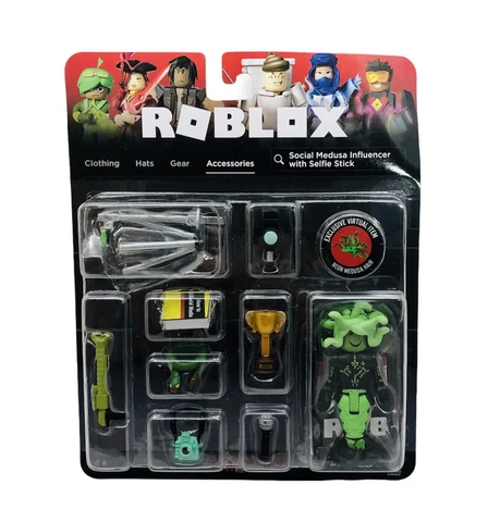 Roblox Avatar Shop SOCIAL MEDUSA INFLUENCER WITH SELFIE STICK Virtual CODE Cover