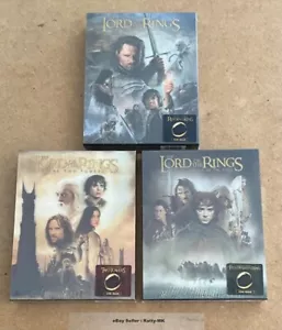 THE LORD OF THE RINGS TRILOGY - HDZETA LENTICULAR BLU RAY STEELBOOKS - NEW - Picture 1 of 19