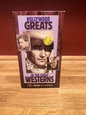 Hollywood Greats In The Early Westerns VHS 3 tape compilation 12 hours - Image 1 of 4