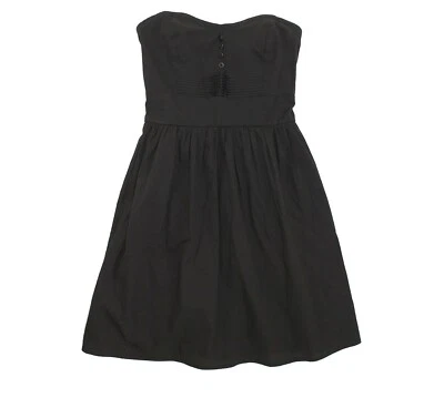 Mini vestido Bebop Juniors tamanho S tubo de pescoço namorada preto novo com etiquetas B7 - Imagem 1 de 2