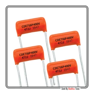 Sprague Orange Drop .0047uf 400V - verwendet für Tonkappe oder Höhenentlüftung - Menge: (4) - Bild 1 von 3