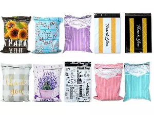 10 Designs! Ultimative Dankeschön Poly Mailers Kollektion, 10x13" Combo, selbstversiegelnd - Bild 1 von 21