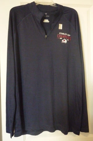COLORADO AVALANCHE NEW JACKET 2XL FANATICS BLUE UNSEX LIGHTWEIGHT 2022 STANLEY Cover