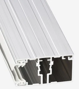 Randprofil für Doppelstegplatten 16mm 60mm breit Alu Alu inkl Lippendichtung - Bild 1 von 5