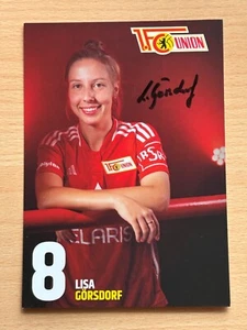 Lisa Görsdorf - 1. FC Union Berlin - Autogrammkarte original signiert - #S5020 - Bild 1 von 1