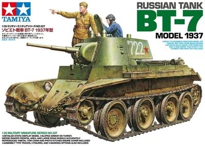 Tamiya 35327 Russian Tank BT-7 Model 1937 Kit Montaggio 1/35 - Immagine 1 di 2