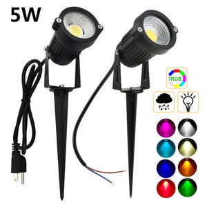 5W LED Landscape Light 6000K Waterproof IP65 Garden Lawn Walkway Spot Lights - Picture 1 of 24