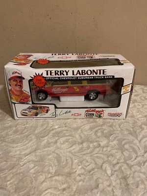 Nascar #5 Terry Labonte Kelloggs Diecast Suburban Truck Bank 1:25 Scale - Image 1 of 4