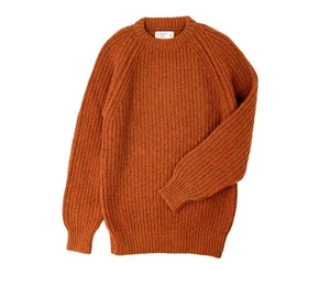 Chunky Wool Fisherman Crew Neck Jumper - Various Colours - Picture 1 of 8