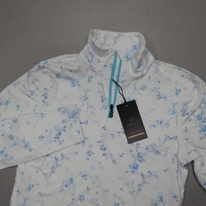 Bogner X Love Shack Fancy Livy3 Base Layer Snow Ski Top Floral Women's Size XS - Picture 1 of 8