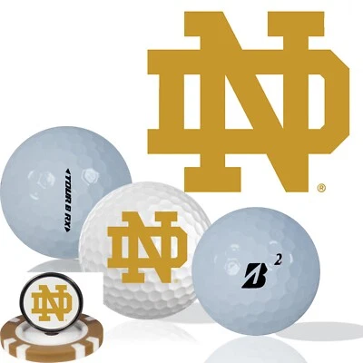 NCAA Notre Dame Fighting Irish • мячи для гольфа упаковка 12 шт. • Bridgestone Tour B RX - Изображение 1 из 3