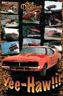 THE DUKES OF HAZZARD POSTER -AMAZING CAR ACTION SHOTS